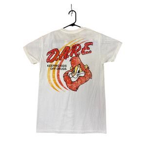 NEW - D.A.R.E. Short Sleeve Tee - Men's Size Small - White